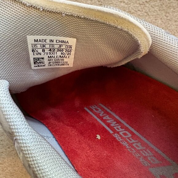 Adidas Spikeless Golf Shoes S2G SL BOA Men's Size 8.5 Waterproof Gray White - Picture 10 of 10